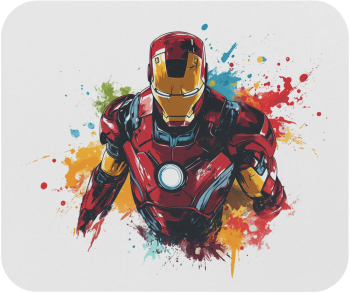 MousePAD Gaming/personal rotund pentru pasionatii de desene animate Eroi Marvel Iron Man 