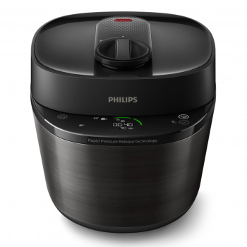 Multicooker sub capota Philips HD2151/40 1000 W 5 l 35 programe 18 sisteme de protectie display LCD Timer Negru 