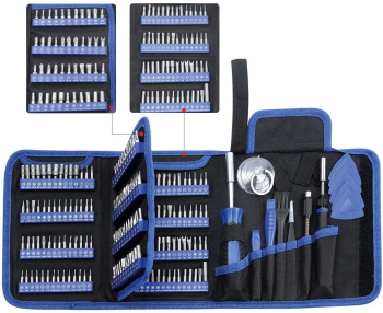 Set de surubelnite de precizie 170 in 1 Kit de drivere magnetice Kit de instrumente profesionale pentru reparatii cu geanta portabila pentru 