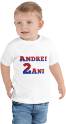 Tricou personalizat 2 ani tematica Spiderman pentru ANDREI 2 ani 