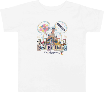Tricou personalizat aniversare copii Mickey/Minnie Disney pentru DENISA 1-2 ani 