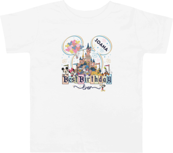 Tricou personalizat aniversare copii Mickey/Minnie Disney pentru IOANA 1-2 ani 