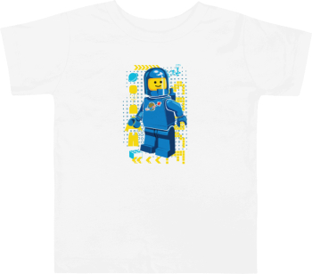 Tricou personalizat copii 3-4 ani alb tematica Cartoons LEGO 