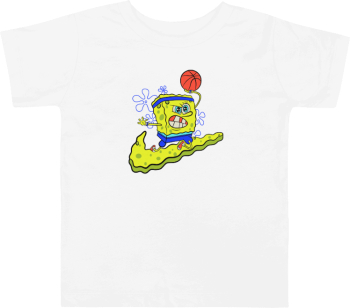 Tricou personalizat copii 3-4 ani alb tematica Cartoons SpongeBob 