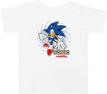Tricou personalizat copii 3-4 ani alb tematica Sonic 