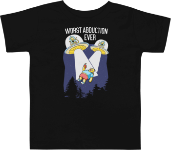 Tricou personalizat extraterestii copii 3-4 ani negru tematica Cartoons Aliens 