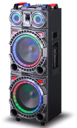 Boxa Bluetooth Mare 2 difuzoare de 15 Microfon inclus Bass Puternic 
