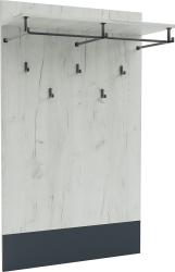 Cuier Sani Urban Stejar kraft alb/Antracit 75 x 125 cm 