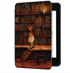 Husa pentru Kindle Paperwhite 2021 6.8 inch generatia 11 model Library Girl Sigloo 