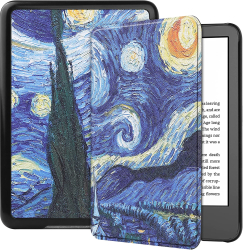Husa Sigloo pentru ebook reader Kindle 2022 11th generation 6 inch model Abstract Painting 
