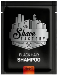 Sampon negru pentru colorarea parului in 5 minute The Shave Factory Black Hair 10x125 ml