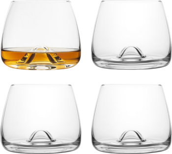 Set 4 pahare cristal Final Touch DuraShield 