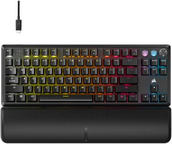 Tastatura gaming mecanica Corsair K70 PRO TKL Hall Effect Programmable MGX Hyperdrive magnetic switches RGB 