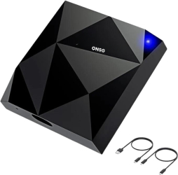 Adaptor CarPlayWireless ConnectEase ONSALES cu Fir pentru Masina la CarPlay fara Fir Wireless Carplay Negru 