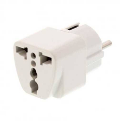Adaptor universal la schuko 230V 16A alb 