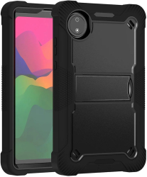 Husa pentru Xiaomi Redmi Pad SE 4G 8.7 + Folie - Techsuit Rugged TabShell - Black 
