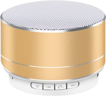 Mini Boxa Portabila Klausstech Handsfree Usb Bluetooth Radio Fm Usoara Auriu 