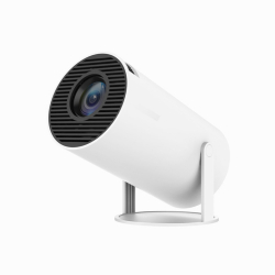 Proiector portabil ONSG® Home Theater HD 1080 Filme si Jocuri 60W Rezolutie 720P 200 Lumeni Wi-Fi 6 120 inch Alb