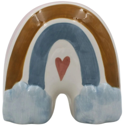 Pusculita din ceramica model curcubeu mic 