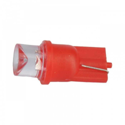 Bec LED auto 12V T8-WG rosu 