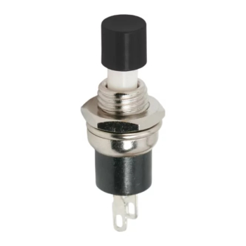 Buton 1 circuit 1.5A 250V OFF- ON fara retinere negru 
