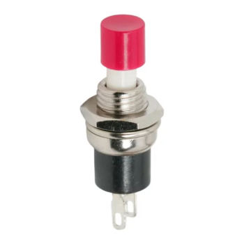 Buton 1 circuit 1.5A 250V OFF- ON fara retinere rosu 