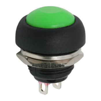 Buton 1 circuit 1A 250V OFF- ON verde fara retinere 