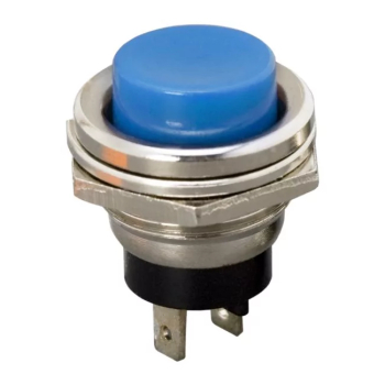 Buton 1 circuit 2A 250V OFF- ON fara retinere albastru 09065KE 