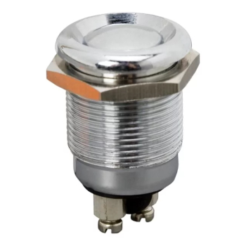 Buton 1 circuit 2A 250V OFF- ON fara retinere metal resistent la apa 