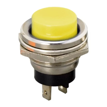 Buton OFF- ON fara retinere 1 circuit 2A 250V galben 