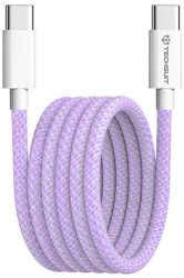 Cablu de date Type-C pentru Apple Android PD60W Super Fast Charging 1m X11 Techsuit PCB114D X11 Purple 