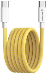 Cablu de date Type-C pentru Apple Android PD60W Super Fast Charging 1m X7 Techsuit PCB114D X7 Yellow 
