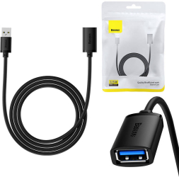 Cablu Extensie USB la USB 1m A66 PVC Black 