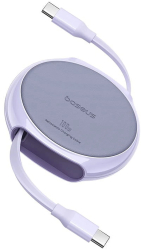 Cablu Type-C la Type-C 100W 1m A89 Policarbonat Baseus Pathfinder P10368400511 00 A89 Policarbonat Nebula Purple 