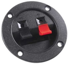 Conector boxa 2 contacte push rotund 