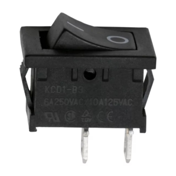 Interupator basculant 2 pini 1 circuit 6A 250V OFF-ON 