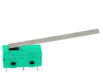 Microinterupator 1 circuit 5 2A 250V ON-ON cu lamela 50mm 20x10x7mm 