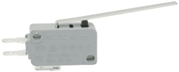 Microintrerupator 1 circuit 16 4 A-250V ON- OFF cu lamela 55mm 28x16x10mm 