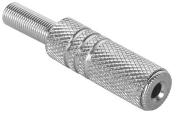 Mufa Jack 3.5 mm mama stereo metal pe cablu 