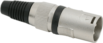 Mufa tata XLR 3 poli cu lipire protectie pentru cablu 