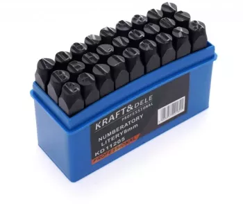 Poansoane de marcate cu litere Kraft&dele 27 piece KD11205 