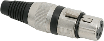 Solcu XLR 3 poli cu lipire cu fleaca de prindere protectie pentru cablu 