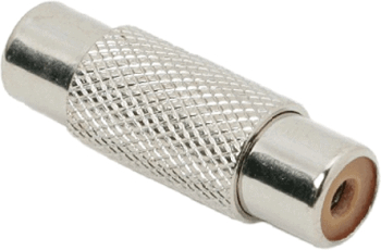 Adaptor prelungitor RCA mama RCA la mama RCA metalic 