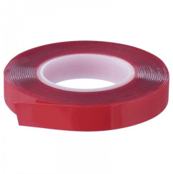 Banda dublu adeziva 3m x 12mm acrilica transparenta Emos 