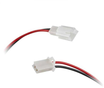 Conector DC mama-tata cu cablu 30cm 2x0.5mm pentru alimentare auto 