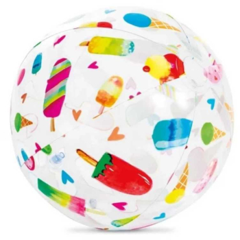 Minge gonflabila de plaja model inghetata diametru 51cm
