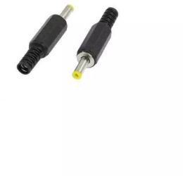 Mufa DC tata cu protector de cablu pin 9mm 1.7x4mm 