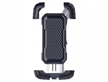 Suport telefon anti-soc pentru bicicleta motocicleta Gonga® Negru 