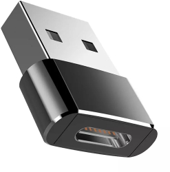 Adaptor USB-A la TIP-C 2 cm Gonga® Negru 
