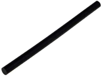 Bara silicon 7.4mm x 270mm negru 